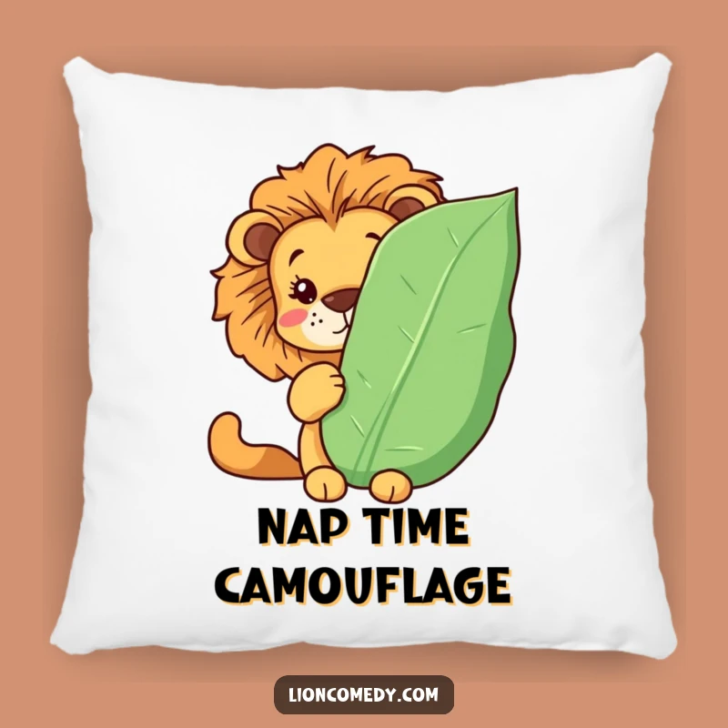 Funny Kawaii Lion Pillow: Hidden Comfort, Perfect Humorous Accent Piece