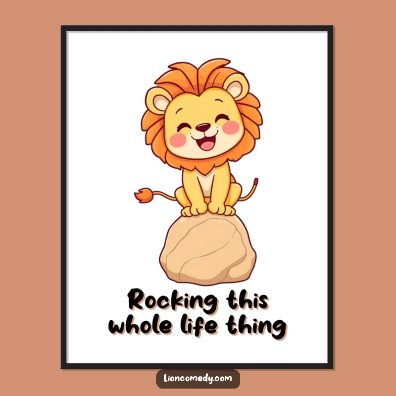 Add some impressive balance and humor to your space! This Free Printable Wall Art is easy DIY decor.