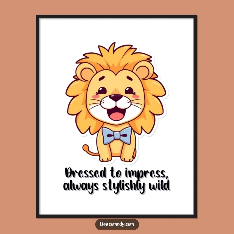 Add a touch of whimsical sophistication to your space with this free printable art! Easy to print at home for instant character.