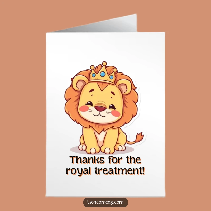 Say thank you with a smile using this free printable card! Print at home for a charming and unexpected thank you.