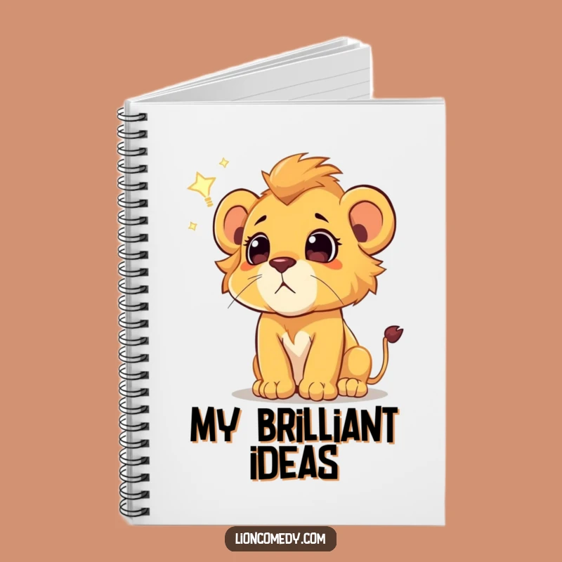 Funny Lion Cub Notebook: Capture Your Wishes and Dreams