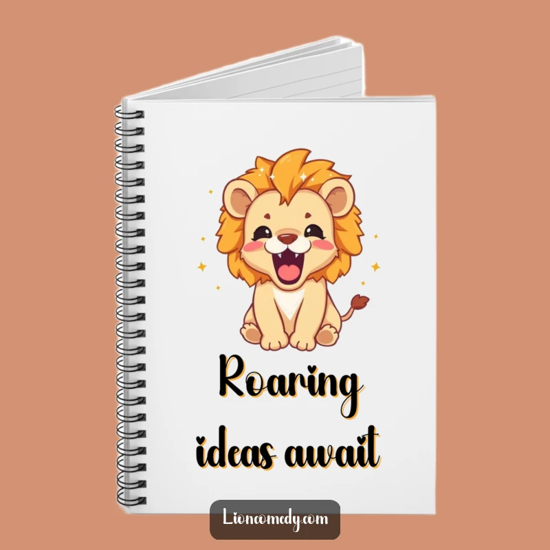 Funny Roaring Lion Cub Notebook: Sparkly Mane Cub Journal, Writing Gift