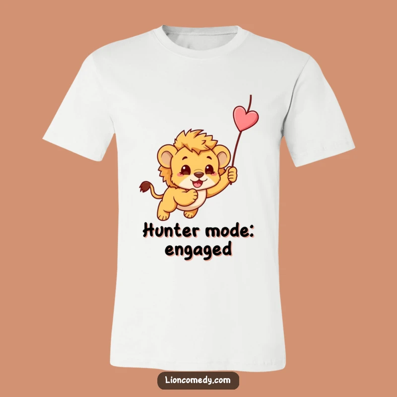 Get ready for cuteness overload with this funny t-shirt showcasing a kawaii lion cub playfully pouncing! It's comfortable, stylish, and guaranteed to get smiles.